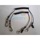 0.8 Steel Wire Inside Best PU Jacket Spring Coiled Protective Lanyard Tether w/Custom Logo Tag