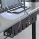 43x10x10cm Power Strip Cable Tray with Cable Clips and Cable Ties
