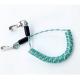 5.5MM Transparent TPU Luminous Tool Coil Lanyard With Hook