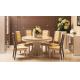 Beautiful Contemporary Dining Room Furniture White With Ice Cream Color