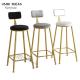 30 Inch Gray Black Velvet Bar Stools Set Of 2 3 Breakfast Gold Metal Home