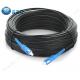 50m 100m SC UPC Single Mode Simplex Outdoor FTTH Fiber Optic Drop Wire