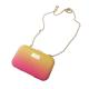 Clip Closure Dual Use Shoulder Messenger Evening Clutch Bag For Cocktail Party