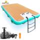 Popular Inflatable Floating Dock Pad Double Wall Fabric PVC 352cm*155cm 20cm