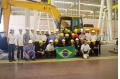 The First Excavator Rolled Off the Production Line in Sany Brazil