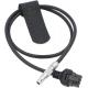 Straight 4 Pin Male Camera Power Cable For RED RCP Serial CE ROHS Certified