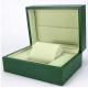 Green Paper Watch Box / Jewelry Wooden Box Packaging Eco-friendly