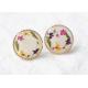 The Secret Garden Anniversary Gift Dry Mixed Flowers Woman Fashional Earstuds With 925 Silver