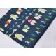 Solid Color Flannel Fabric Fully Cotton Baby Cartoon Print Flannel Shrink Resistant