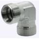 Hexagon Head 90-Degree Metric Male Transition Joint Hydraulic Adapter with Swivel Nut 2c9