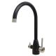 Filtered Water Mixer Tap Stainless Steel 304/316 Appliance Durable Kitchen Faucet With Black Finished