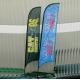 Advertising Feather Flags , outdoor Flying banners for Tradeshow