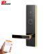 Gray Front Door Security Lock Intelligent Brushed Finish Zinc Plated Parts