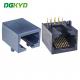 DGKYD56221118IWA1DY4 Single Cell RJ45 10P8C Light Free All Plastic Mesh Socket 6U