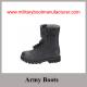 Wholesale China Made Black Full Grain Leather Goodyear Military Combat Boot used for Togo Army