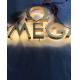 Snow Wall Sign Metal 3D LED Stainless Steel Backlit Letter for Advertising Signage