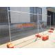 Hot Dipped Galvanized Temporary Security Fencing / Mobile Fence Panels