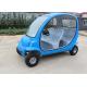 Blue Electric Sightseeing Car 4 Wheels For Renting 2250*1220*1550mm 7 Km/H Max