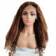 Remy Hair Brazilian Virgin Human Hair Kinky Curly Lace Front Wigs P4/27 for Black Women