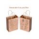Offset Flexo Printing  Kraft Paper Bag Eco Friendly Gift Packaging