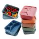 Silicone Bento Box, LeakProof Lunch Box With Lid, Unbreakable Food-Grade Divided Storage Container for Adult Kid