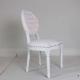 Event wedding round back chair button tufted rental chair with linen fabric