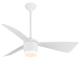 3 ABS Blades DC Ceiling Fan 52 Inch With Light Americana Ceiling Fan