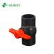 DIN ANSI All Sizes Plastic Valve PVC Compact Ball Valve with 21/2 UV Protection