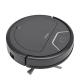 Black Robotic Smart Automatic Vacuum Cleaner With 2000PA Strong Suction