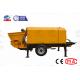 Constructional Small Concrete Pump Mobile For Mortar Floor Heating