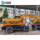 15 Ton Wheel Excavator Ft155w Jyl615e Gel150 With Outriggers Moving Type Crawler Excavator