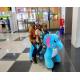 Hansel  plush walking bull electric stuffed animals go kart for indoor game center