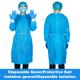 SMS Disposable Surgical Gown , Long Sleeves Disposable Hospital Isolation Gowns