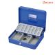 Home Powder Metal Cash BoxOffice Security With Removable Euro Coin Tray