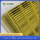 Plastic Dipping Yellow Metal Grill Grate Carbon Steel Grating For Chicken House Fencing