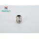 Electrical PG Thread EMC Metal Cable Gland Electroplate Surface With Brass Lock Nuts