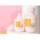 100ml Cosmetic Cream Serum Plastic Bottle Jar With Pink Lid