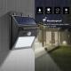 6000K Security Solar Motion Sensor Lights Outdoor With 1200mah Lithium Battery