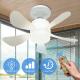 16 Inch LED Ceiling Fan Lights Remote Control E27 Ventilador Ceiling Fan Lamp