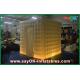 Inflatable Led Photo Booth Portable Square Inflatable Room / Outdoor Inflatables Yellow