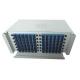 Metal Slidable Type Fiber Optic Patch Panel ODF 19 Inch 144 Fibers Cold Roll