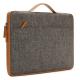 Brown Polyester 14 Inch Laptop Case Soft Protection