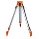Aluminum Land Surveying Tripods with Dome / Flat Head 160 mm Max. Length 1710 mm