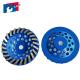 Blue 4.5 Concrete Grinding Wheel , Diamond Grinding Wheels For Granite