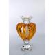 Villa Decoration Elegant Crystal Flower Vase D200*H350mm Lightweight