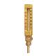 V Line 160MM 100 Deg Industrial Glass Thermometers 3/4 BSPT