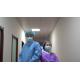 disposable nonwoven pp CPE isolation gown patient gown visitor gown lab jacket