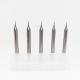 1fl Carbide Micro End Mill Cutters For Aluminum Jewelry Uncoated 30degree