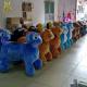 Hansel coin operated machine business children's ride amusement park ride on animals moving bull riding toys for kids