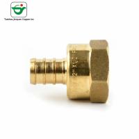 Round Head Brass Female Adapter 1''X3/4 Pex Barb Fitting